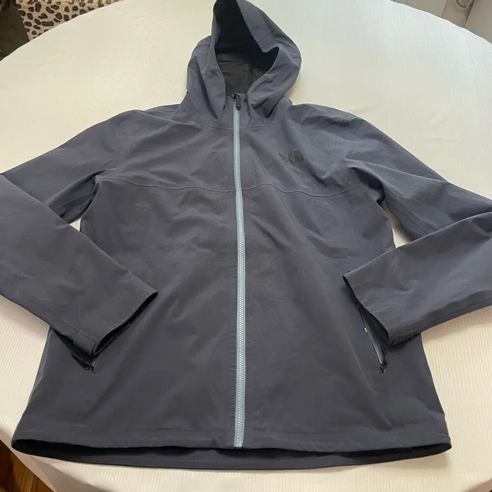 The North Face Barr Lake Men’s Navy West Basin Full Zip Windbreaker Jacket Large